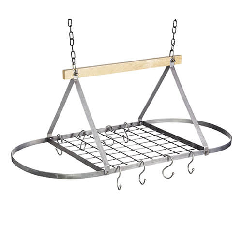 Industrial Kitchen Mango Wood Ceiling Rack
