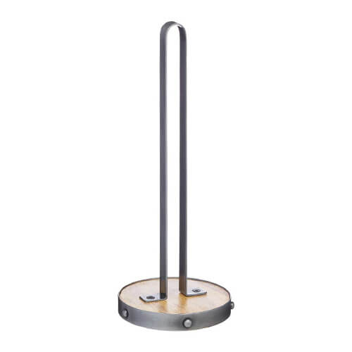 Industrial Kitchen Mango Wood Towel Holder