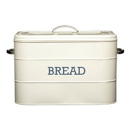 Living Nostalgia Antique Cream Bread Bin