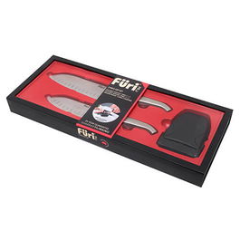 Furi Pro East West Santoku & Diamond Sharpener 3 Piece Set