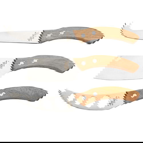 Artesa 3 Piece Cheese Knife Set Wooden Handle