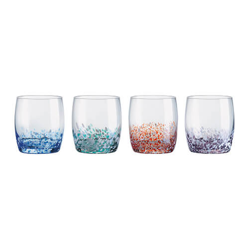 Anton Studios Set of 4 Speckle DOF Tumblers