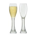 Anton Studios Design Manhattan Set of 2 Champagne Flutes