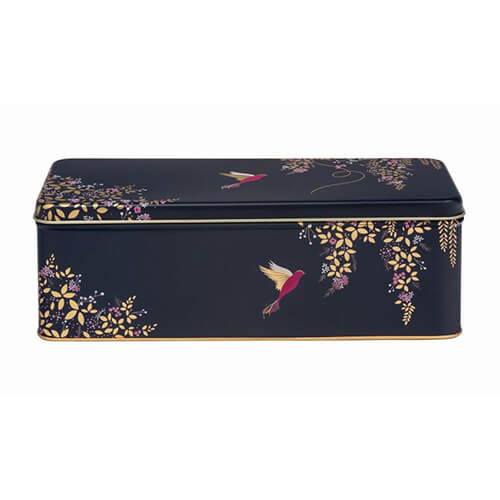 Sara Miller Hummingbird Long Deep Rectangular Tin