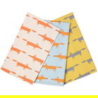 Scion Living Mr Fox Tea Towels Set Of 3