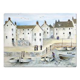Creative Tops Cornish Harbour Glass Work Surface Protector