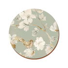 Creative Tops Duck Egg Floral Pack Of 4 Round Premium Placemats