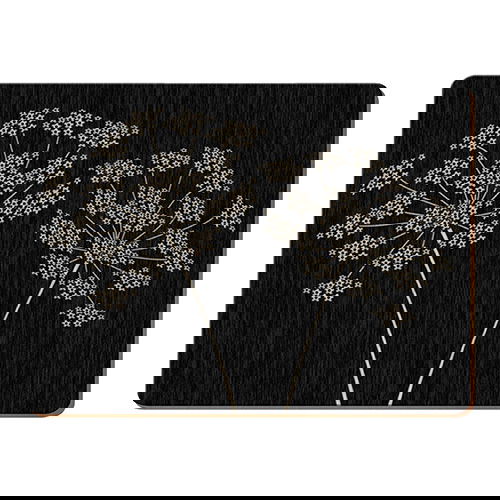 Creative Tops Silhouette Set Of 4 Large Premium Placemats