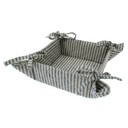 Walton & Co Hampton Stripe Bread Basket