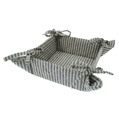 Walton & Co Hampton Stripe Bread Basket