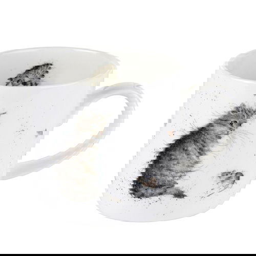 Wrendale Designs Fine Bone China Mug Cat and Mouse 6 for 5