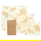 Bee`s Wrap Honeycomb Print Set Of 3 Assorted Size Wraps