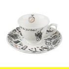 Alice In Wonderland Espresso Cup & Saucer