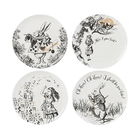 Alice In Wonderland Set of 4 Side Plates