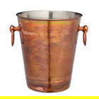 BarCraft Swirling Copper Finish Champagne Bucket