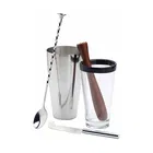 BarCraft Luxe Lounge 4 Piece Mojito Set