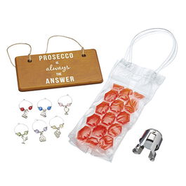 BarCraft Nine Piece Prosecco Gift Set