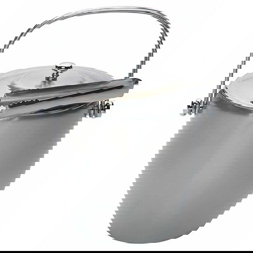 BarCraft Stainless Steel Ice Bucket & Tongs