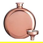 BarCraft Hip Flask and Funnel Set 140ml Copper