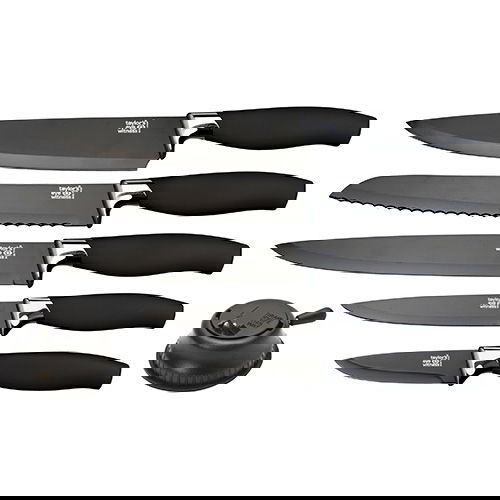 Taylors Eye Witness Brooklyn Chrome 5 Piece Knife Set with Knife Sharpener
