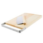 Bakehouse & Co Ash Chopping Board With Rocker Cutter