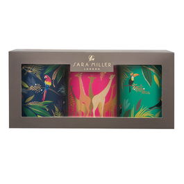 Sara Miller Set of 3 Round Storage Tins