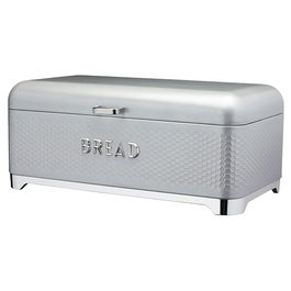 Lovello Retro Shadow Grey Textured Bread Bin