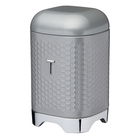 Lovello Retro Shadow Grey Textured Tea Canister