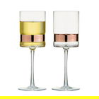 Anton Studios Set of 2 SoHo Wine Glasses Bronze