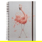 Wrendale Designs Pretty In Pink Flamingo Large A4 Notebook