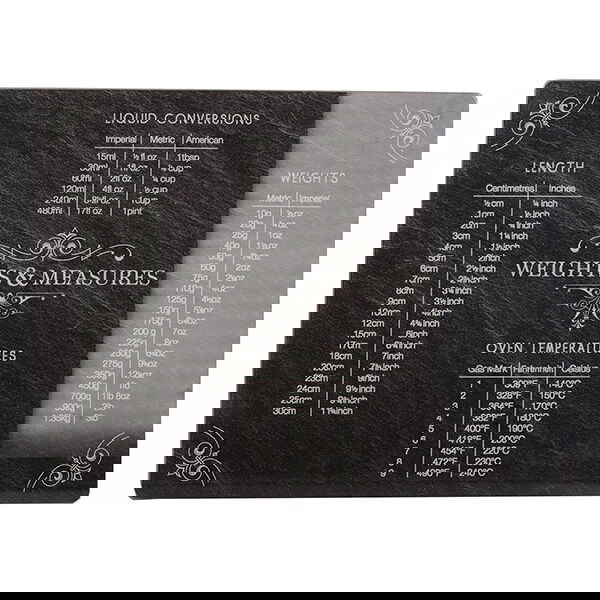Creative Tops Slate Effect Weights And Measures Work Surface Protector