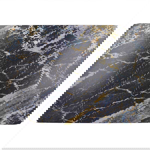 Creative Tops Navy Marble Pack Of 4 Large Premium Placemats