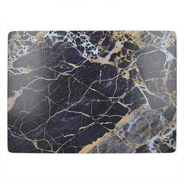 Creative Tops Navy Marble Pack Of 4 Large Premium Placemats
