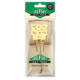 Selfset Wooden Rat Trap
