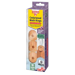Zero In Cedarwood Moth Rings Pack Of 10