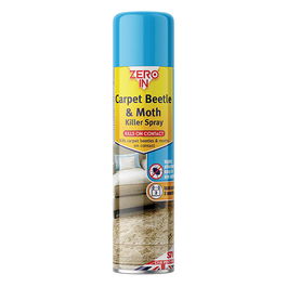 Zero In Carpet Beetle & Moth Killer 300ml Aerosol