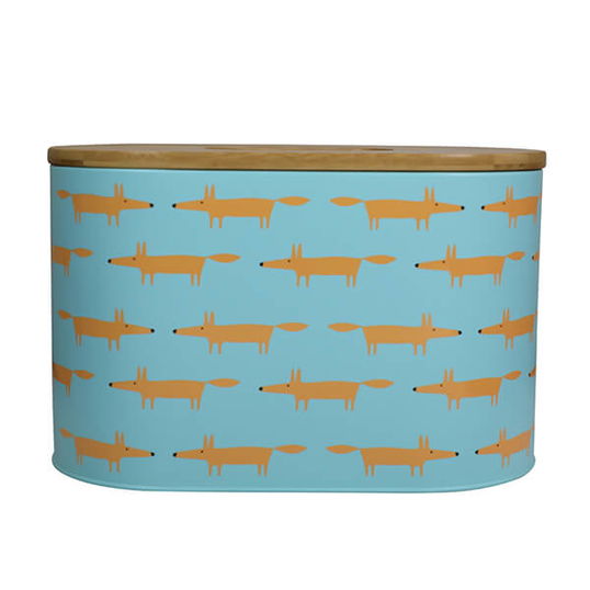 Scion Living Mr Fox Bread Bin Blue