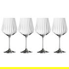 Nachtmann Set of 4 Gin & Tonic Fluted Crystal Glasses