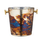 BarCraft Zinc Fired Glass Ice Bucket