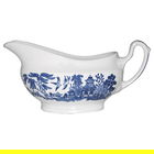 Churchill China Blue Willow Georgian Gravy Boat 340ml