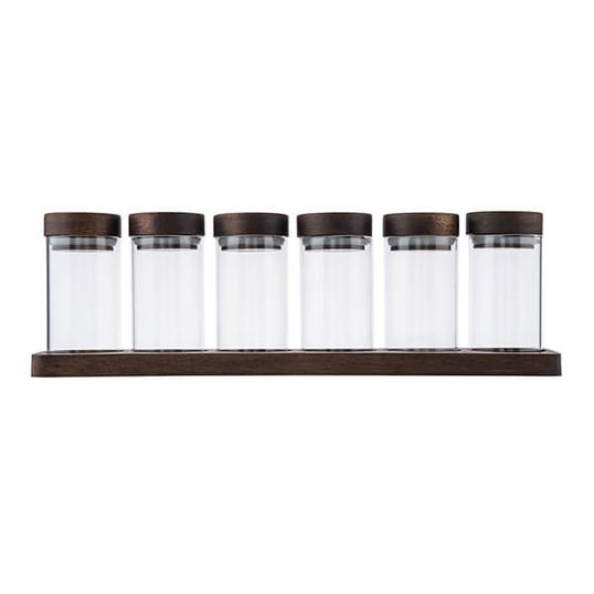 Artisan Street 6 Spice Jars With Board