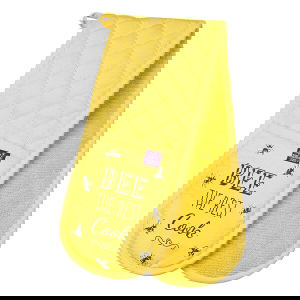 English Tableware Company Bee Happy Double Oven Glove