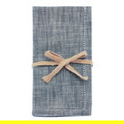 Walton & Co Flint Blue Chambray Set Of 4 Napkins