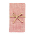 Walton & Co Terracotta Blush Chambray Set Of 4 Napkins
