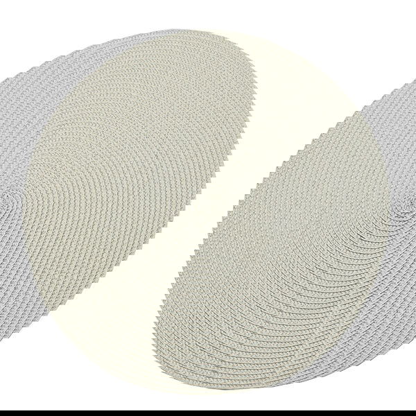 Walton & Co Linen Circular Ribbed Placemat