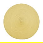 Walton & Co Saffron Circular Ribbed Placemat