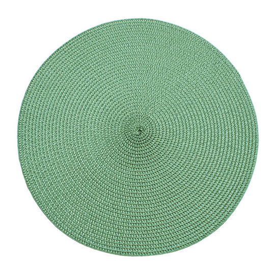 Walton & Co Sage Circular Ribbed Placemat