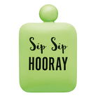 Barcraft Hip Flask Sip Sip Hooray 145ml Neon Green