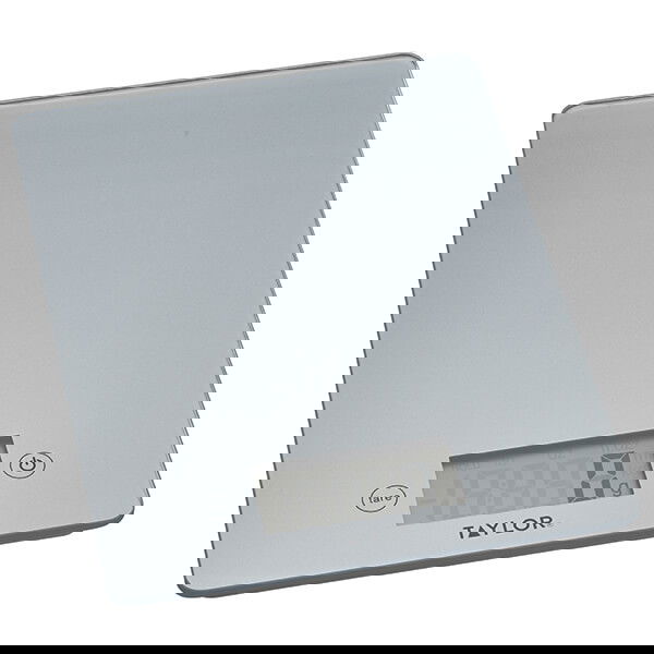 Taylor Pro Pewter Glass 5kg Digital Kitchen Scale