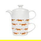 Scion Living Mr Fox Ceramic & Orange Tea for One Set